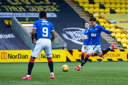 Ianis Hagi a marcat pentru Glasgow Rangers în campionatul Scoţiei