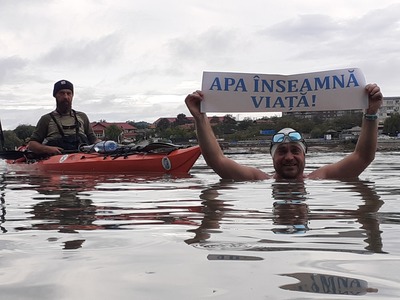 Sportivul Avram Iancu va înota, la Timişoara, în canalul Bega, timp de 12 ore 