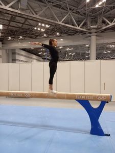 JO, gimnastică: Larisa Iordache a reluat antrenamentele pentru finala la bârnă, după accidentarea din calificări