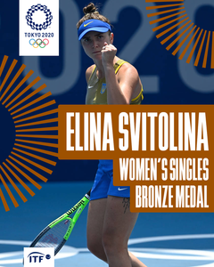 Elina Svitolina, medaliată cu bronz în concursul de tenis de la JO
