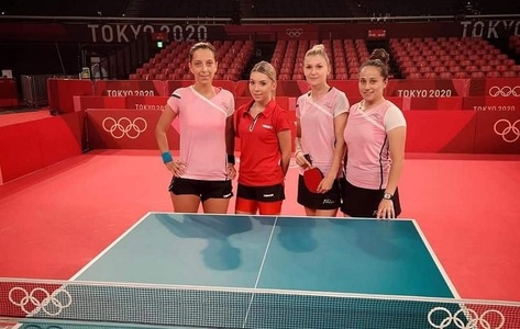 JO, tenis de masă: Echipa feminină a României s-a calificat în sferturile de finală