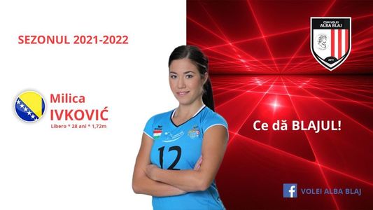 CSM Volei Alba Blaj a mai transferat o jucătoare: Milica Ivković 