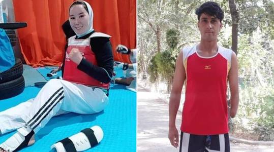 Sportivii Zakia Khudadadi şi Hossain Rasouli, evacuaţi din Afganistan, sunt la Tokyo şi vor concura la Jocurile Paralimpice