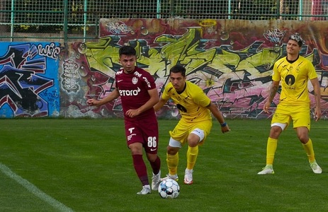 CFR Cluj a învins Gaz Metan Mediaş, scor 6-0, într-un meci amical / Partida a fost precedată de un moment de reculegere în memoria lui Patzaichin