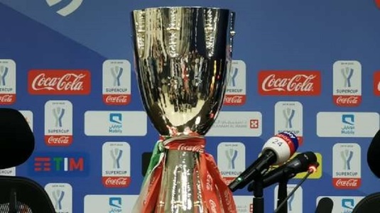 Supercupa Italiei va avea loc în 12 ianuarie, pe stadionul San Siro