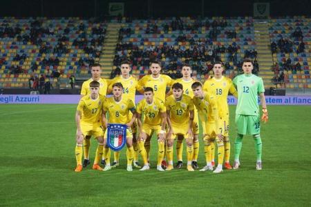 România U21 a condus Italia, scor 2-0, dar a pierdut meciul amical, scor 2-4