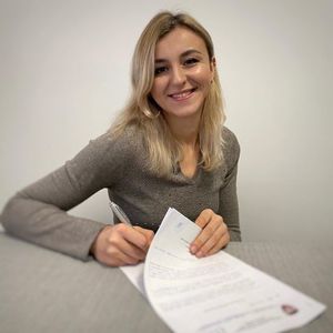 Iulia Dumanska, portarul naţionalei de handbal feminin, va juca la Gloria Bistriţa din viitorul sezon