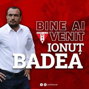 Ionuţ Badea este noul antrenor al echipei UTA Arad