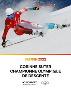 Sportiva elveţiană Corinne Suter, campioană olimpică la coborâre