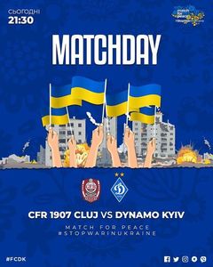 CFR Cluj - Dinamo Kiev, scor 0-0, într-un meci caritabil