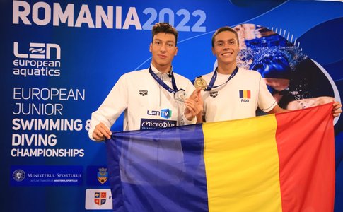 România, locul 3 în clasamentul pe naţiuni la Europenele de nataţie pentru juniori