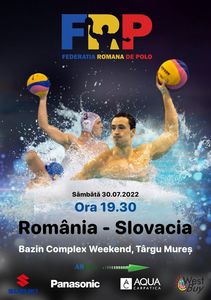Polo: Amical România - Slovacia, în pregătirea pentru Campionatul European de la Split