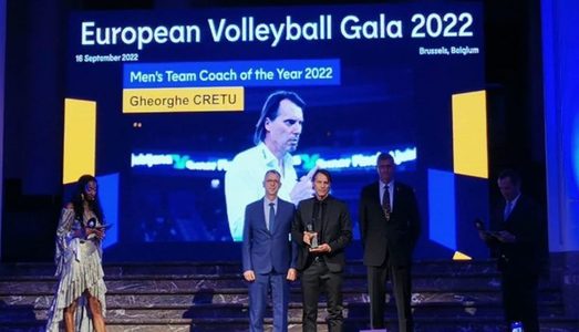 Volei: Giani Creţu, desemnat antrenorul anului 2022 în Europa de către CEV
