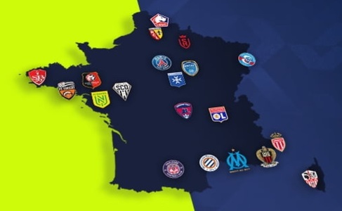 
Ligue 1: Victorii pentru Monaco şi Lorient, care rămân între primele opt echipe ale clasamentului
