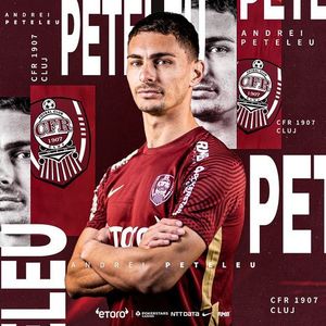 Superliga: Fundaşul Andrei Peteleu revine la CFR Cluj