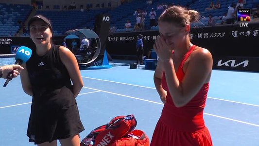Gabriela Ruse, după accederea în semifinalele Australian Open alături de Marta Kostiuk: Cred că suntem amândouă nebune