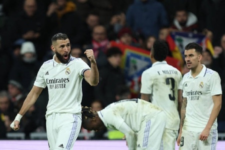 Real Madrid a învins Atletico, scor 3-1, revenind de la 0-1, şi s-a calificat în semifinalele Cupei Spaniei