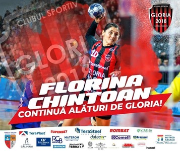 Handbal feminin: Pivotul Florina Chintoan continuă şi în sezonul viitor la CS Gloria 2018 Bistriţa-Năsăud 