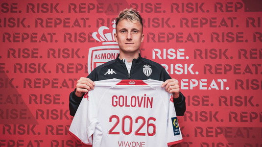 Aleksandr Golovin şi-a prelungit contractul cu AS Monaco până în 2026