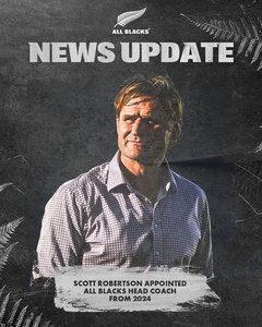 Rugby: Scott Robertson va fi selecţionerul Noii Zeelande începând din 2024