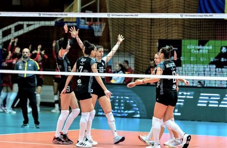 Volei feminin: Volei Alba Blaj – CSM Târgovişte, scor 3-0, în primul meci al finalei Diviziei A