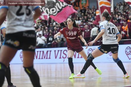 Handbal feminin: Rapid Bucureşti – Vipers, scor 25-31, în turul sferturilor Ligii Campionilor
