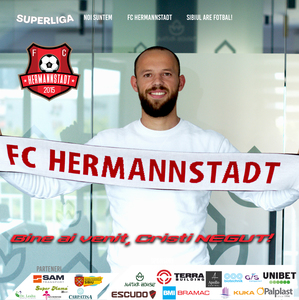 Cristian Neguţ a semnat cu FC Hermannstadt