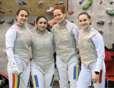 Scrimă: Echipa feminină de floretă a României a ocupat locul IV la Europenele U23 de la Budapesta