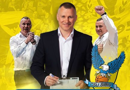 Baschet: CSU Sibiu, medaliata cu bronz în 2023, a prelungit contractul antrenorului Tomas Rinkevicius