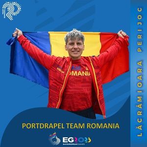 Lăcrămioara Perijoc, portdrapel al României la ceremonia de închidere a Jocurilor Europene