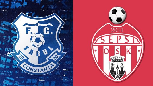 Supercupa României: Farul Constanţa – Sepsi 0-0 după prima repriză