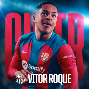 FC Barcelona a anunţat transferul tânărului atacant brazilian Vitor Roque. Ce clauză de reziliere i-a stabilit