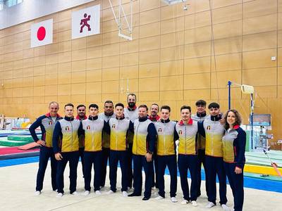 Gimnastică: Lotul olimpic masculin, cantonament comun de pregătire cu echipa Japoniei, la Tokyo