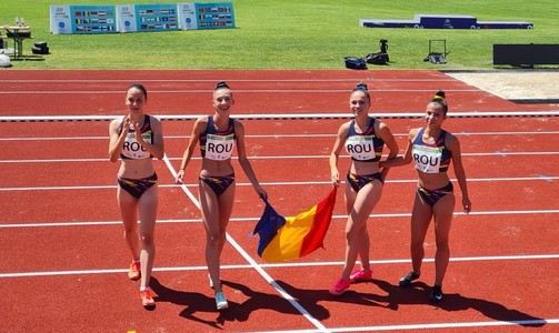 FOTE, atletism: Aur, cu record al competiţiei, pentru ştafeta feminină a României
