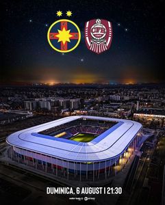FCSB anunţă că meciul cu CFR Cluj se va juca pe Stadionul Steaua