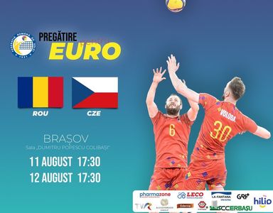 Volei masculin: România, victorie cu Cehia, în meci amical disputat la Braşov
