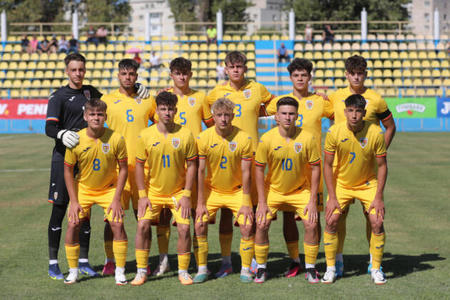 Naţionala U18, victorie cu Republica Moldova în meci amical, scor 2-0