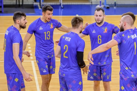 Volei masculin: România, eliminată de campioana olimpică Franţa în sferturile Campionatului European