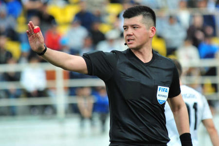 Brigadă de arbitri din Kazahstan la meciul naţionalei de tineret cu Albania, din preliminariile Euro-2025