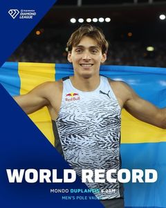 Atletism: Suedezul Armand Duplantis, record mondial la săritura cu prăjina