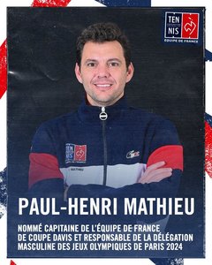 Paul-Henri Mathieu a fost numit căpitanul echipei franceze de Cupa Davis
