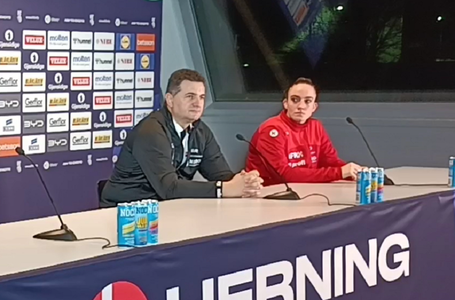 Florentin Pera: Îmi pare rău pentru rezultat, dar nu trebuie să renunţăm. România a câştigat o jucătoare pentru viitor / Andreea Popa: Sper că în grupele principale vom fi luptătoare, ca la meciul cu Serbia
