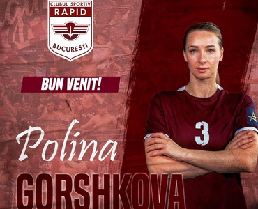 Handbal: Vicecampioana olimpică Polina Gorshkova, la Rapid din sezonul viitor