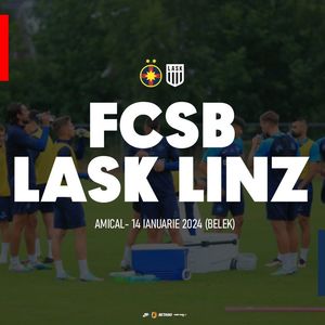Superliga: FCSB se va reuni luni. Echipa va efectua un cantonament în Turcia şi va susţine un meci amical cu LASK Linz