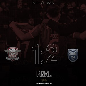 Superliga: FC Rapid, învinsă de vicecampioana Azerbaidjanului, scor 2-1, în cantonamentul din Turcia
