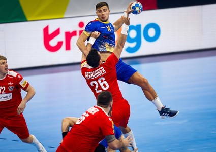 Handbal masculin, Campionatul European: România, înfrângere la debutul în grupa B
