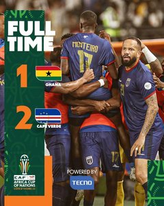 Surpriză la Cupa Africii pe Naţiuni: Echipa Republicii Capul Verde a învins Ghana, scor 2-1. Golul victoriei a fost marcat în minutul 90+2