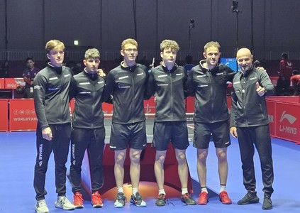 Tenis de masă: Echipa masculină a României va juca în 16-imi cu Anglia, la CM de la Busan
