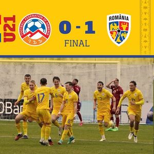 U21 spre EURO 2025. Victorie cu 1-0 pentru România în faţa Armeniei