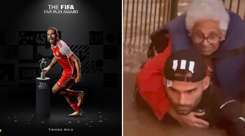 Gala FIFA 2023 Premiul Fair Play Thiago Maia inundaţii Brazilia FIFA Fan Award Guilherme Gandra Moura | sursa foto: News.ro Gala FIFA 2023 Premiul Fair Play Thiago Maia inundaţii Brazilia FIFA Fan Award Guilherme Gandra Moura | sursa foto: News.ro